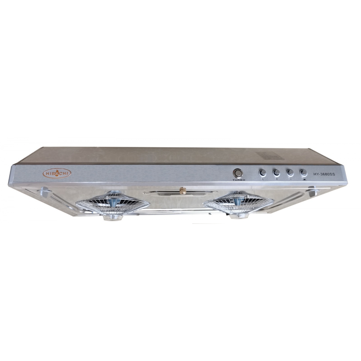 Hibachi 氣霸 HY-3680SS 71厘米 易拆式不銹鋼抽油煙機：Turbo強勁排風、兩段風速